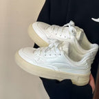 Damen Modische Sport Sneakers mit dicker Sohle und atmungsaktiven Elementen R&B