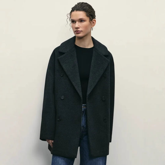 Damen Elegante Doppeltüra-Manteljacke R&B