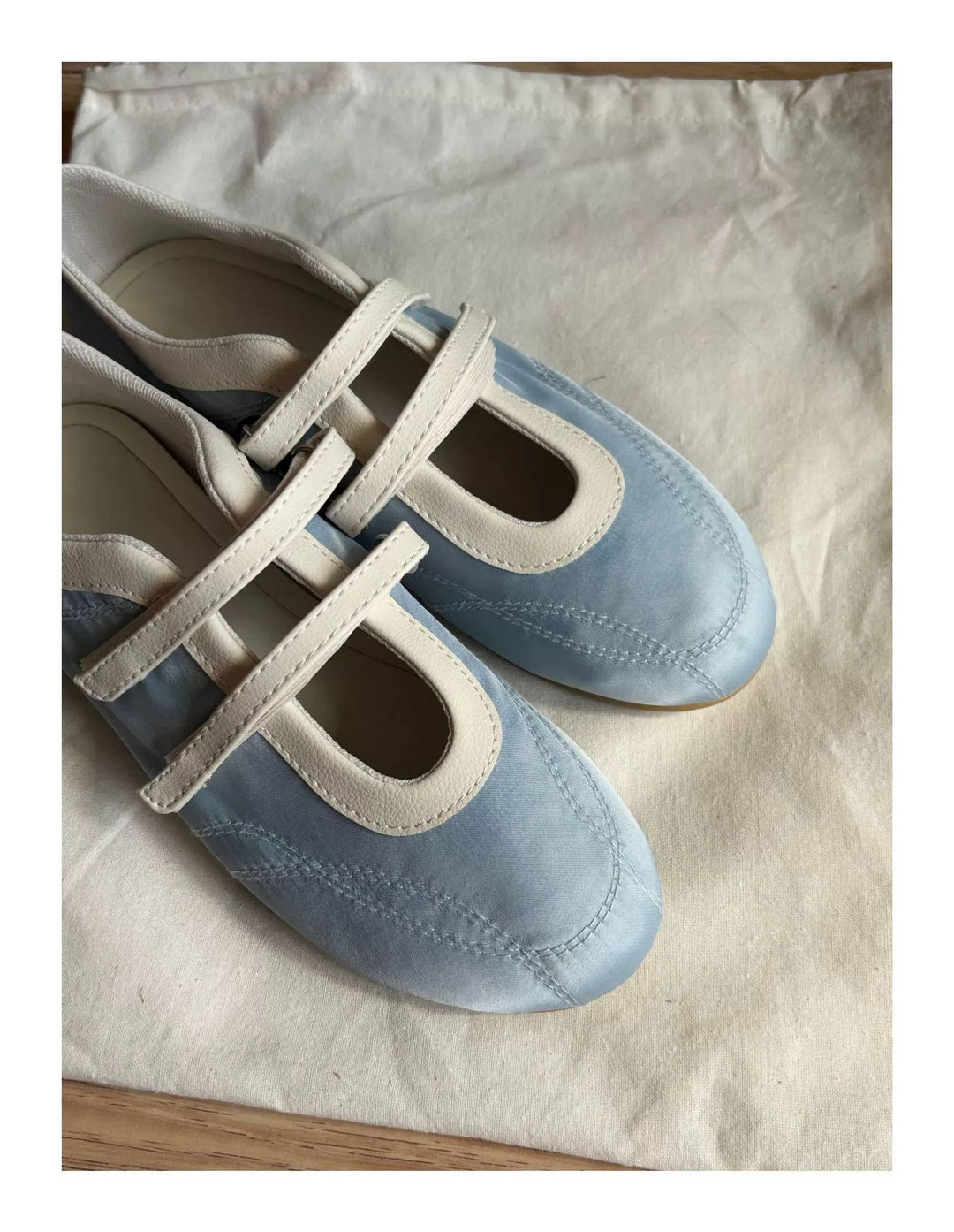 Damen Ballerina-Slipper mit verstellbarem Riemen und komfortablem Innenfutter R&B