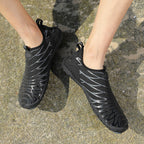 Herren Wassersport-Schuhe mit elastischem Schnellschnürsystem und rutschfester Sohle