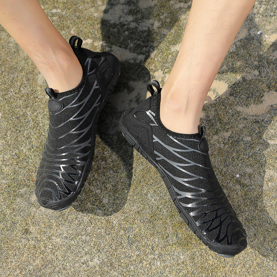 Herren Wassersport-Schuhe mit elastischem Schnellschnürsystem und rutschfester Sohle R&B