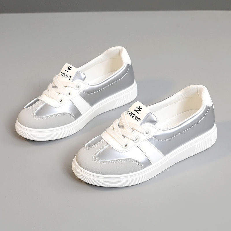 Damen Modische Sneakers mit Metallic-Akzenten und Komfortsohle R&B