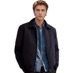 Herren moderne Bomberjacke mit minimalistischem Design R&B