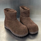 Damen Bequeme Winterstiefel aus hochwertigem Wildleder mit kuscheligem Innenfutter R&B