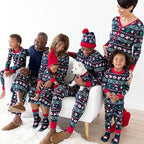 R&B | Weihnachtsherz Weihnachts-Pyjamas Navy Damen