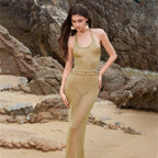 Damen Elegant gehäkeltes Minikleid R&B