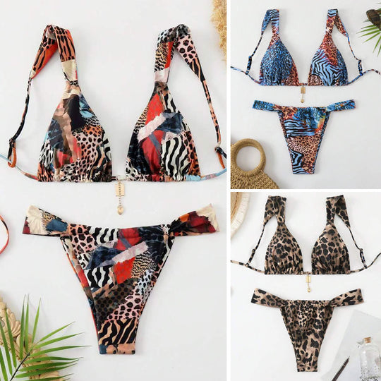 Damen Bunte Badeanzug R&B