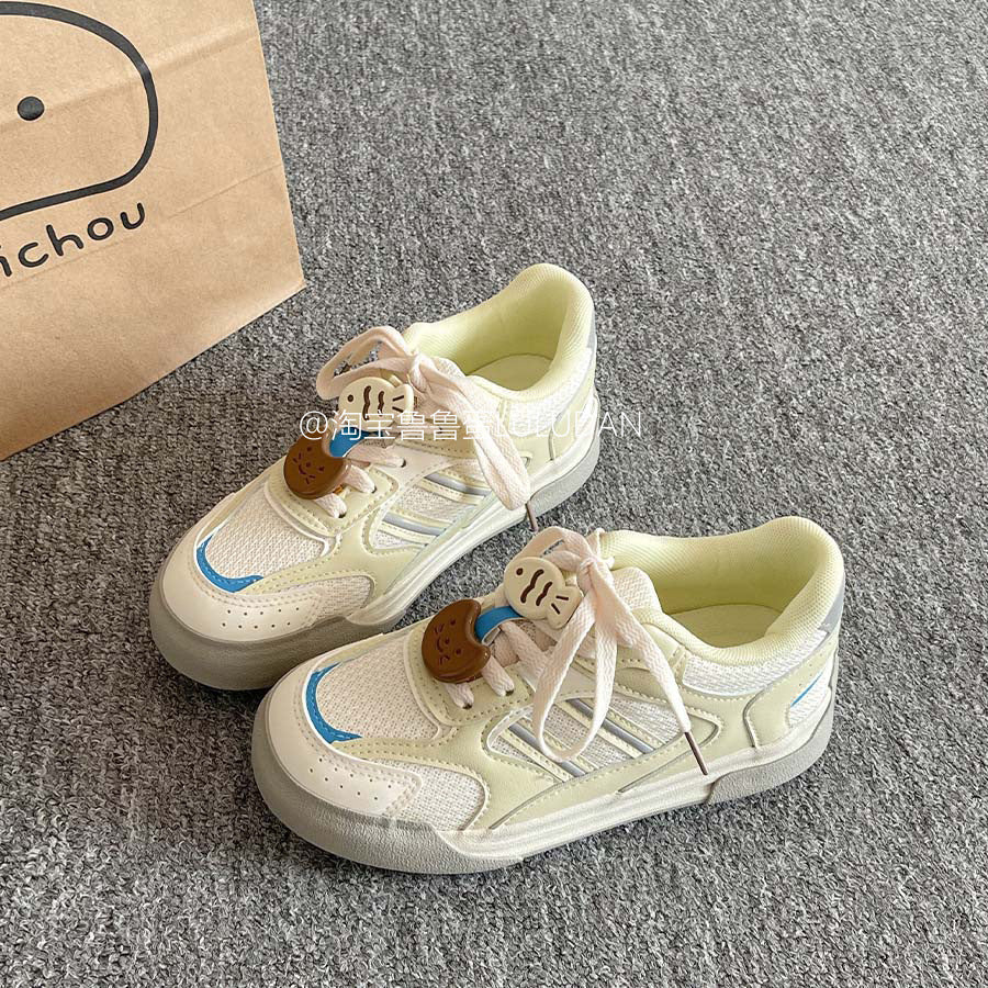 Damen Sportliche Sneakers mit innovativer Schnürsystem und atmungsaktiver Mesh-Oberfläche