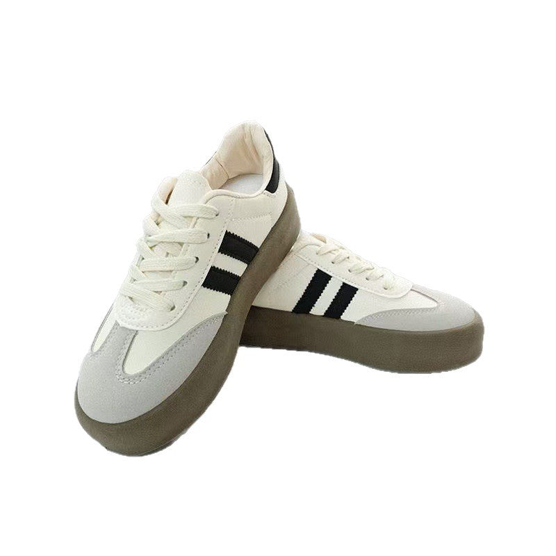 Damen Trendige Sneakers mit dicker Sohle und sportlichem Design