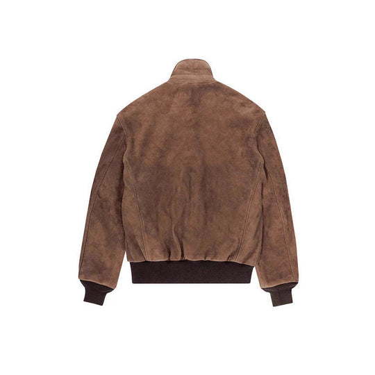 Herren Wildlederjacke im Biker-Stil R&B