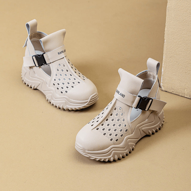 Damen Komfortable Sandalen mit luftigem Design und versenktem Riemen R&B