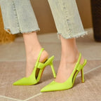 Damen Slingback High-Heels mit elegantem spitzen Design R&B
