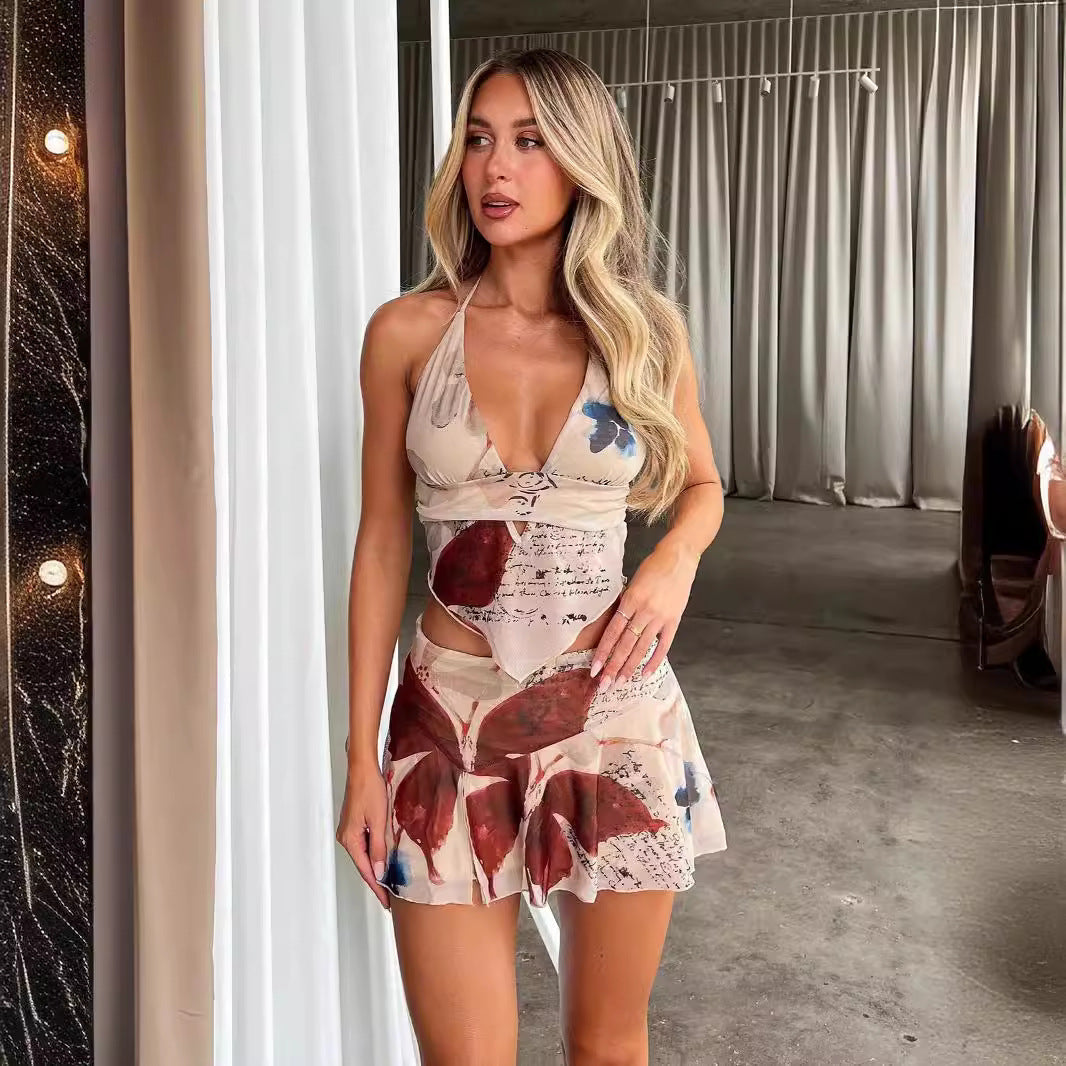 Damen Sommerkleid mit floralem Design R&B
