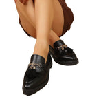Damen Modische Loafers mit Quasten-Detail R&B