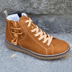 Damen Schnürstiefeletten mit gemütlichem Futter und robustem Sohlenprofil R&B