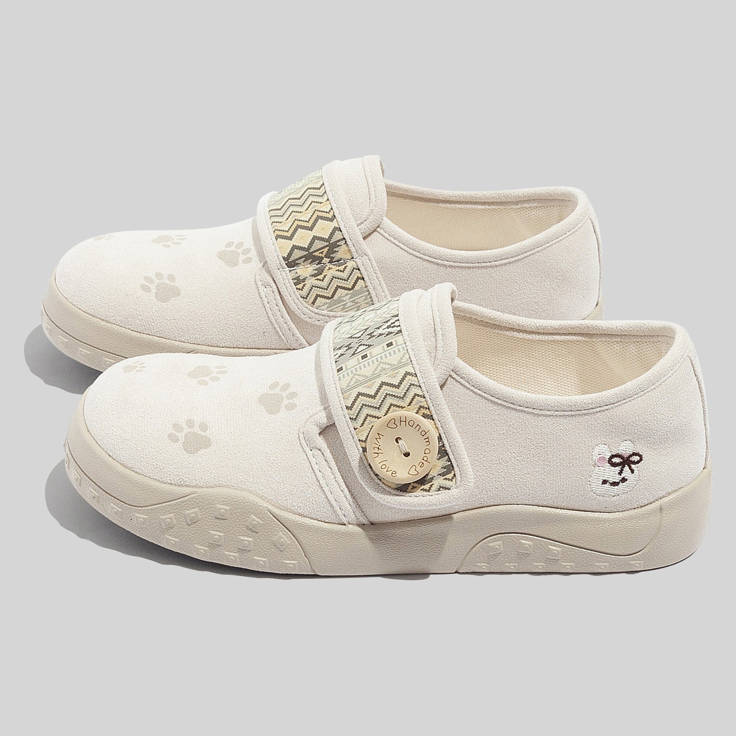 Damen Clogs mit praktischen Klettverschlüssen und tierischen Applikationen