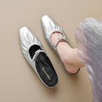 Damen Slipper mit verstellbarem Riemen