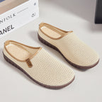 Damen nan atmungsaktiver gestrickter Slipper mit gewR&Btem Komfortfußbett und flexibler Profilsohle R&B