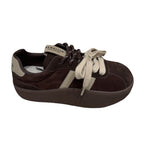 Damen Sneakers mit dicker Profilsohle und weichem Wildleder-Obermaterial R&B