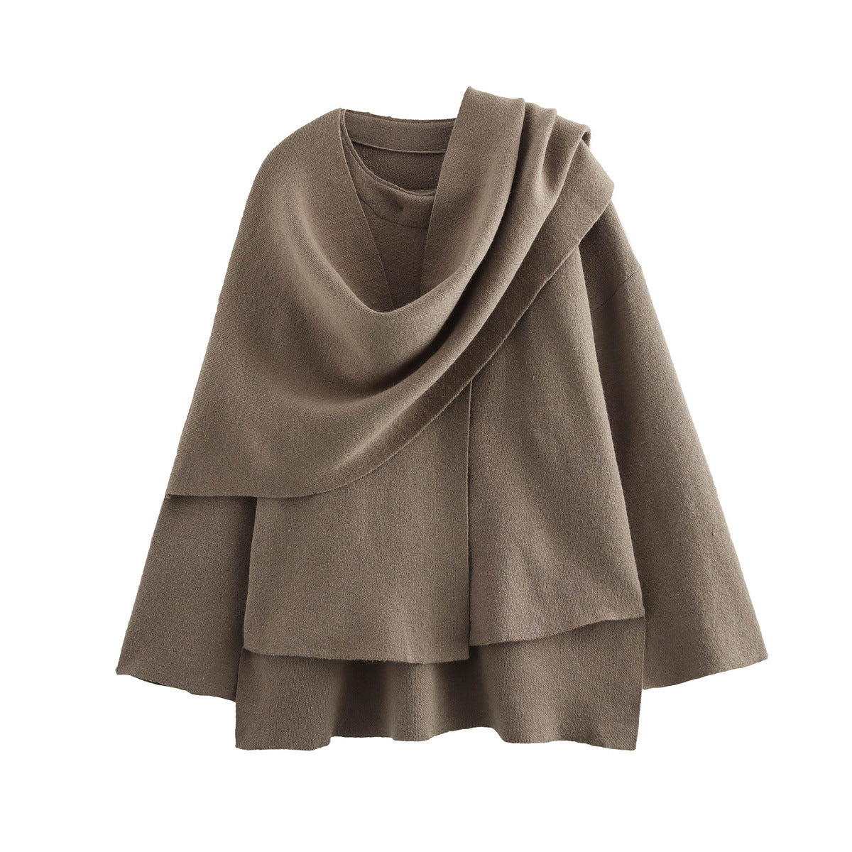 R&B | Jacke mit Schal Bequem und Warm Perfekt für Den Winter
