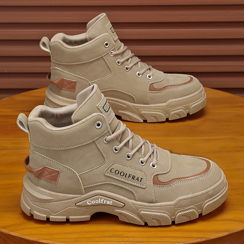 Damen Chunky High-Top Sneakers mit rutschfester Sohle und verstärkter Dämpfung