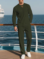 Herren lässiger Pullover und Jogginghose Set R&B