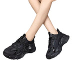 Damen Sportliche Chunky Sneaker mit atmungsaktiver Oberflächenstruktur R&B