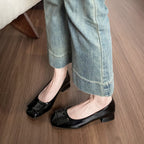 Damen elegante Ballerinas mit modernem Schnallenakzent