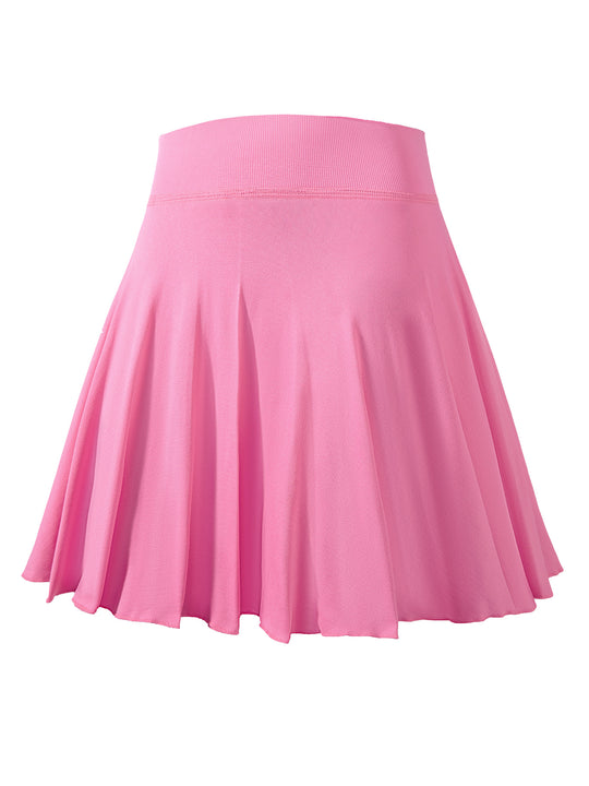 Damen Sportlicher Faltenrock R&B