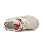 Damen sportliche Plateau-Sneaker mit modischem Design und bequemer Dämpfung R&B