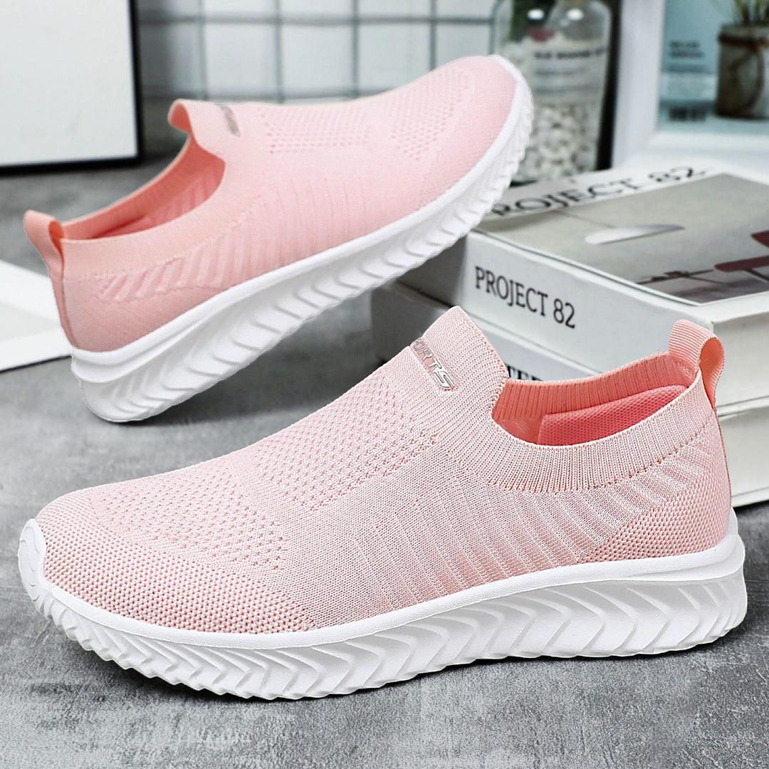 Damen Atmungsaktive Slip-On Laufschuhe mit flexiblem Sohlen-Design R&B 1774526049