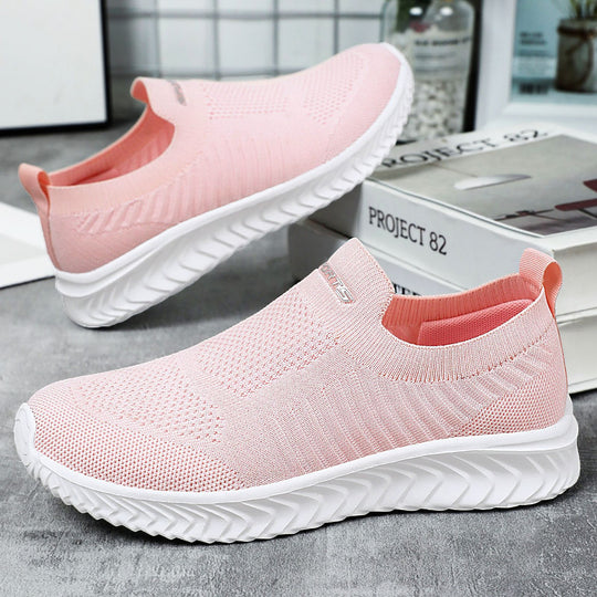 Damen Atmungsaktive Slip-On Laufschuhe mit flexiblem Sohlen-Design R&B 1774526049