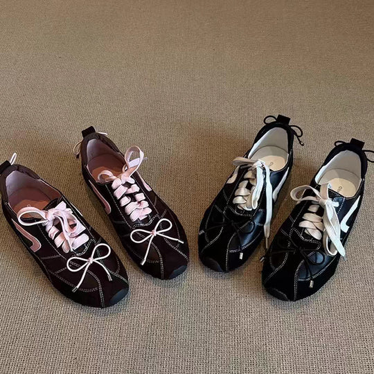 Damen modische Laufsohlen Sneaker mit innovativem Schnürsystem und atmungsaktiver Oberfläche R&B