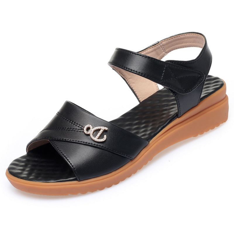 Damen Bequeme Sandalen mit elegantem Riemendesign und rutschfester Sohle R&B