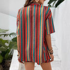 Damen farbenfrohes Resort-Outfit R&B