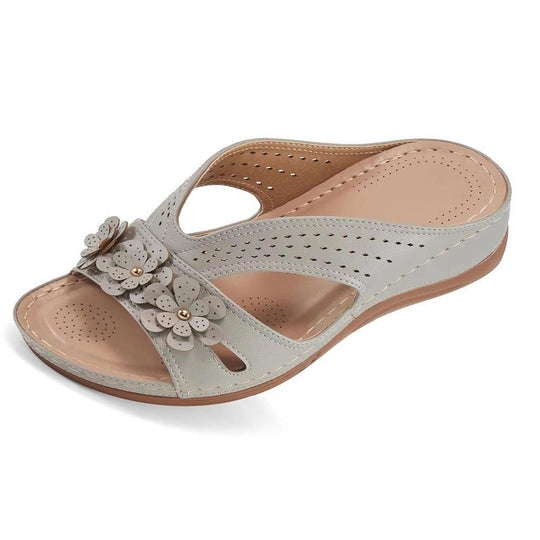Damen Komfortable Sandalen mit floralem Design und atmungsaktivem Obermaterial R&B