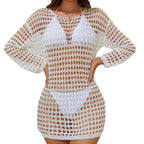 Damen Netz-Strandkleid R&B