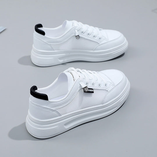 Damen Sportliche Freizeit Sneaker mit atmungsaktivem Mesh-Obermaterial und dämpfender Sohle R&B