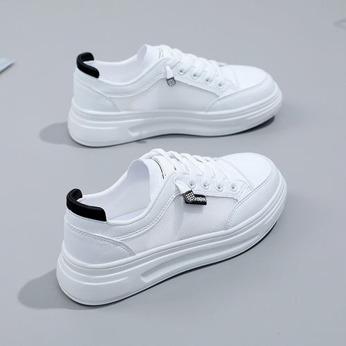 Damen Sportliche Freizeit Sneaker mit atmungsaktivem Mesh-Obermaterial und dämpfender Sohle R&B