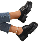 Damen Slipper mit modischem Verschluss und rutschfester Profilsohle R&B