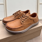 Damen Freizeit Schnürschuhe aus Echtleder mit rutschfester Sohle