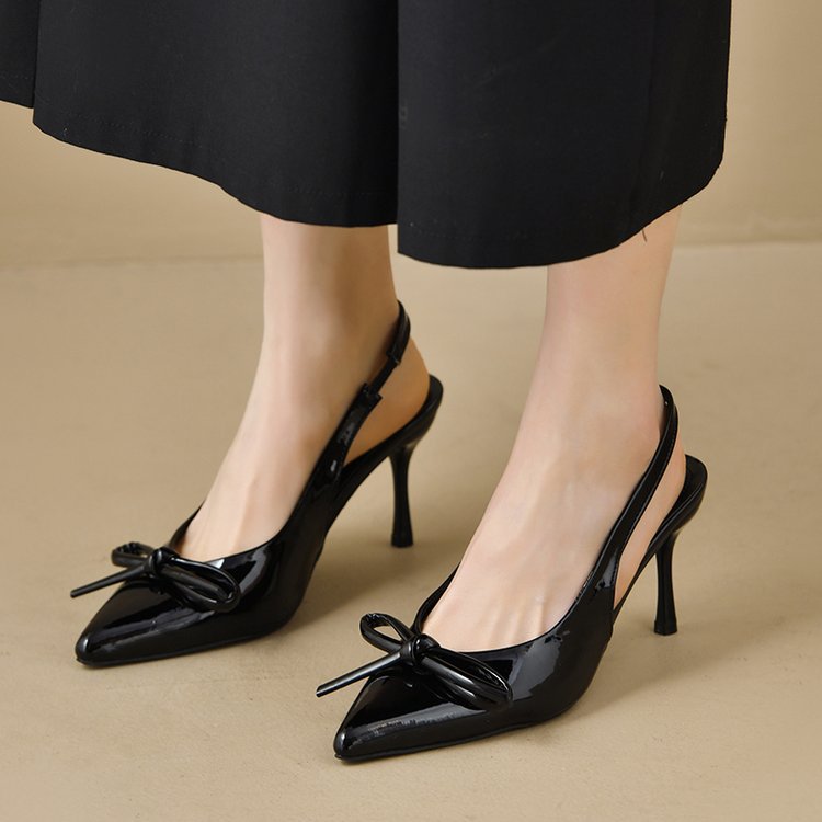 Damen Slingback Pumps mit elegantem Schleifenakzent R&B