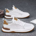 Damen Atmungsaktive Sport-Sneaker mit Leder- und Mesh-Elementen R&B