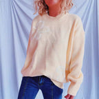 Damen Strickpullover mit floralen Akzenten und lässigem Schnitt R&B