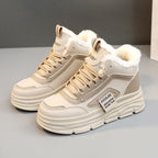 Damen hochmodische Sneaker mit kuscheligem Innenfutter und rutschfester Sohle R&B