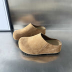 Damen Komfort Clogs aus hochwertigem Wildleder R&B