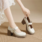 Damen Elegante und modische Ballerinas mit verstellbarem Riemen R&B