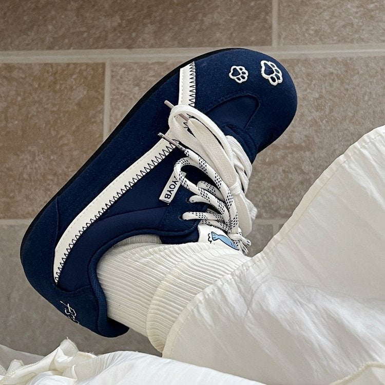 Damen Sportliche Sneakers mit verspieltem Design und atmungsaktiver Oberflächenstruktur R&B