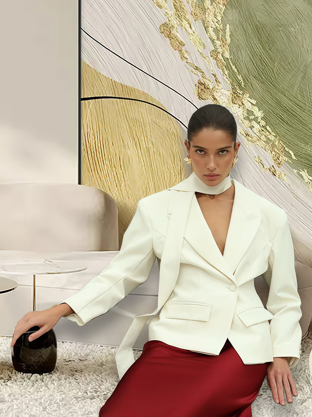 Damen Elegante Blazerjacke im modernen Schnitt R&B