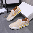 Damen Slip-On Sneakers mit atmungsaktiver und elastischer Oberflächenstruktur R&B